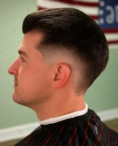 Burst Fade Slick Back